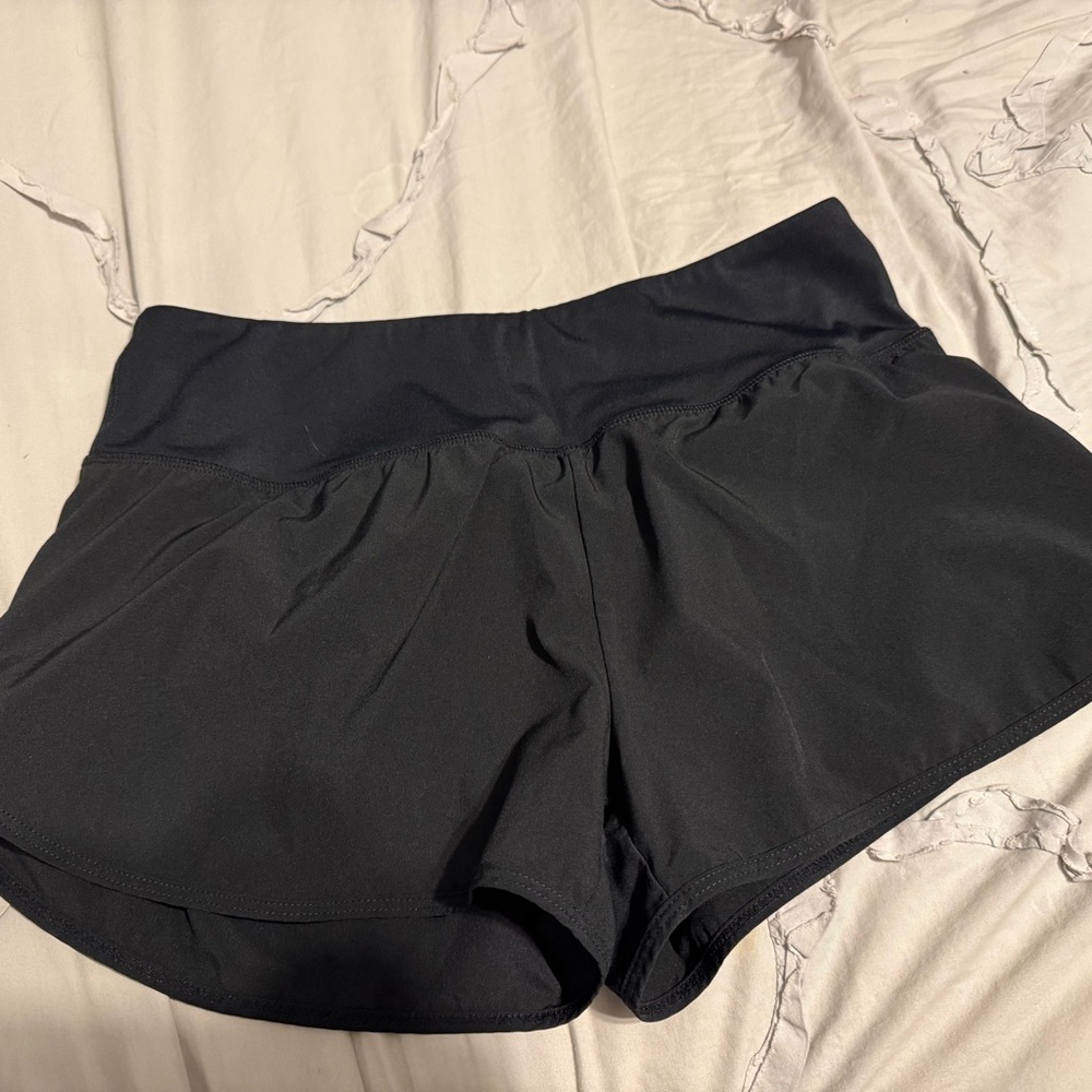 Women's Black Athletic Shorts